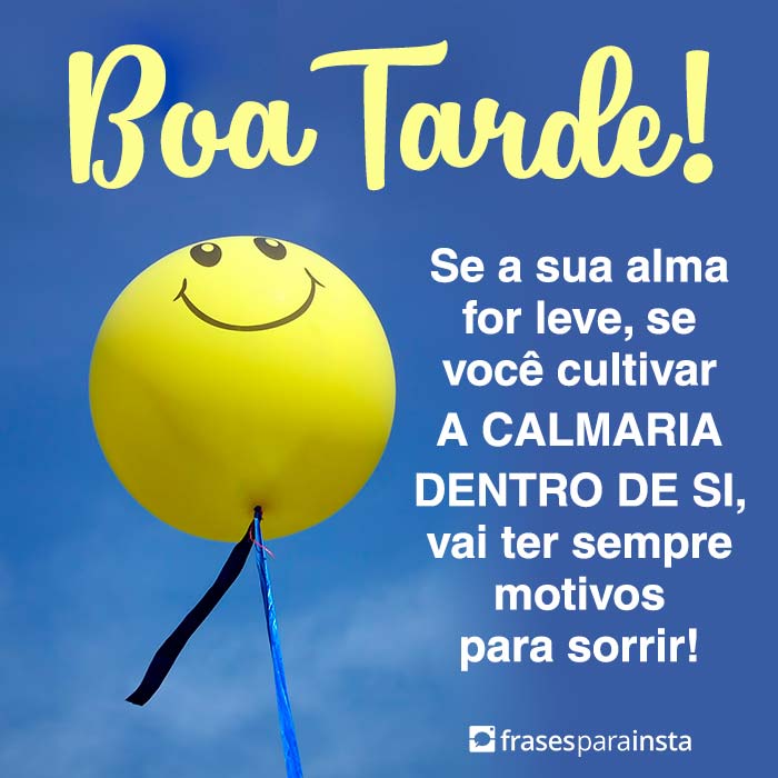 Frases de Boa Tarde