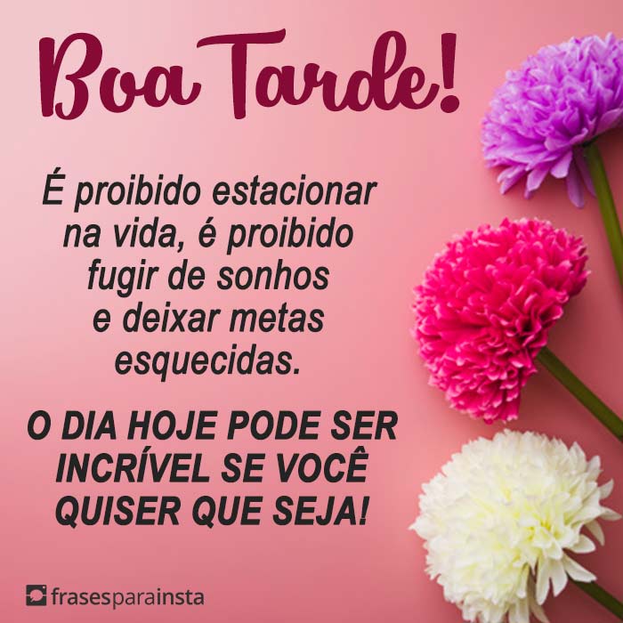 Frases de Boa Tarde