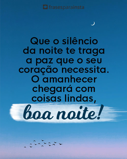 Frases Lindas de Boa Noite