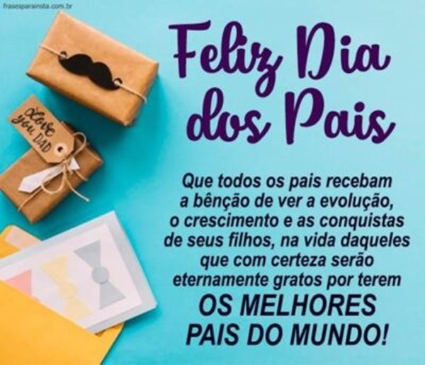 Frases para Dia dos Pais - Mensagens de Feliz dia dos Pais