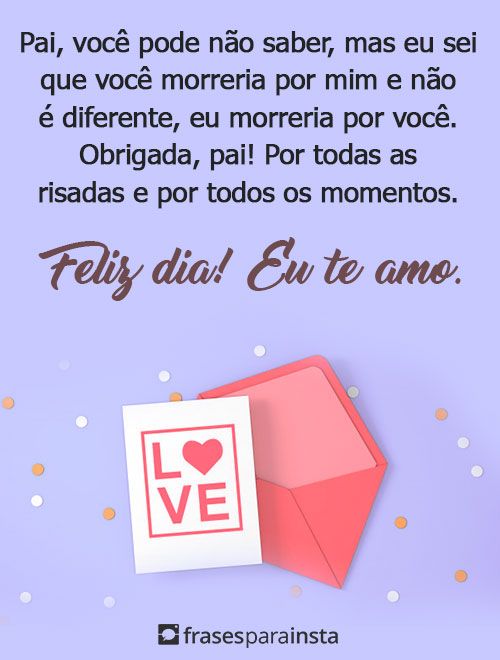 Frases para Dia dos Pais - Mensagens de Feliz dia dos Pais