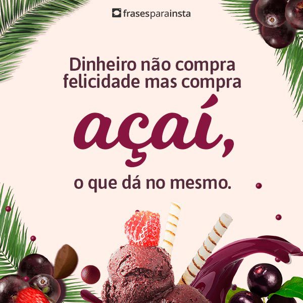 Frases de Açaí