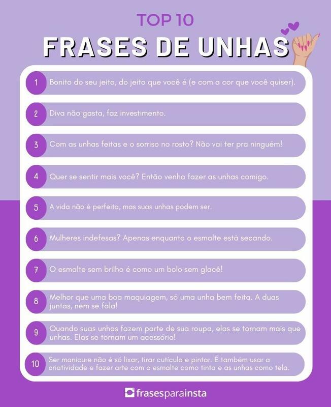 Frases de Unhas: Em caso de Duvida, pinte as unhas