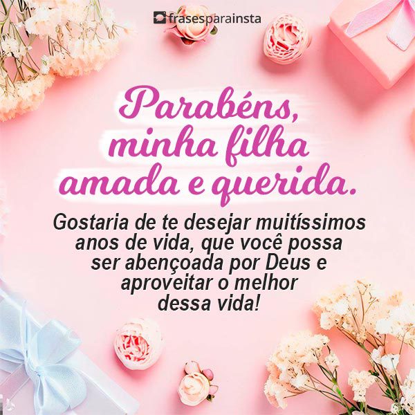 Feliz Aniversário minha Filha