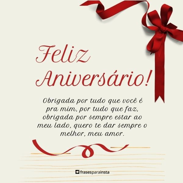 Feliz Aniversário Meu Amor +50 Frases para Felicitar o Seu Par