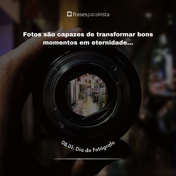 Frases de Homenagem para o Dia do Fotógrafo