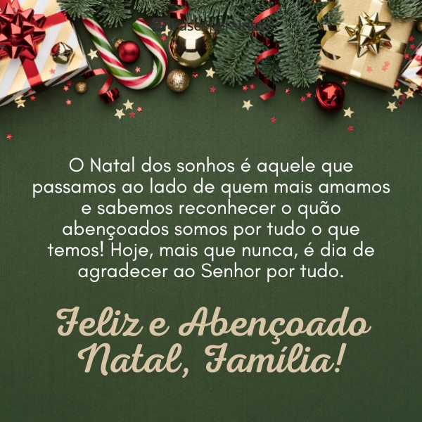 Frases de Feliz Natal para Compartilhar com a Família