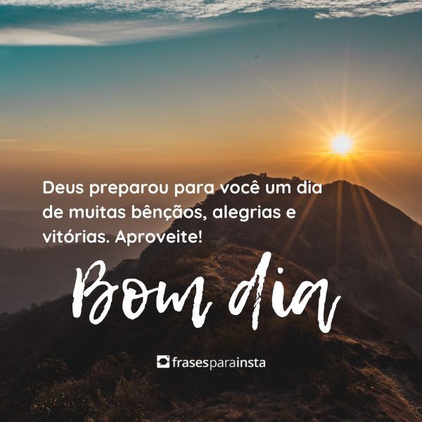 Frases Motivacionais de Bom Dia