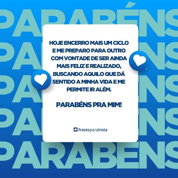 Parabéns para Mim +140 Mensagens de Feliz Aniversário para Você!