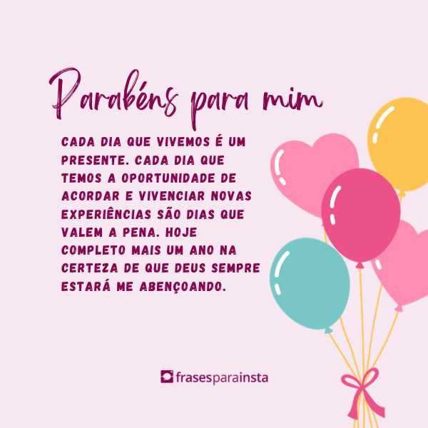 Parabéns para Mim +140 Mensagens de Feliz Aniversário para Você!