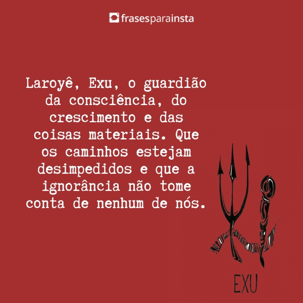 Frases de Exu para Mostrar a Força das Religiões de Matrizes Africanas