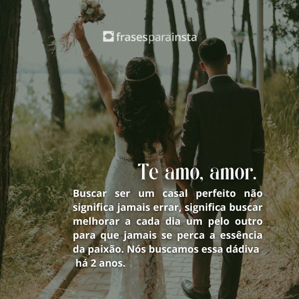 Mensagem para 2 Anos de Casados