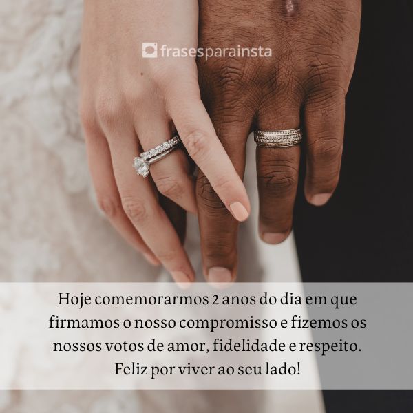 Mensagem para 2 Anos de Casados