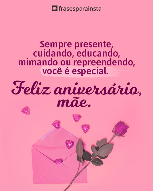 Feliz Aniversário mãe!