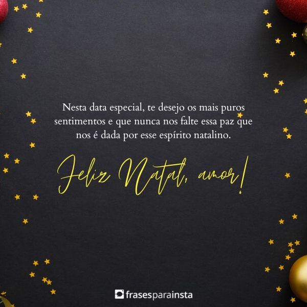 Feliz Natal meu Amor