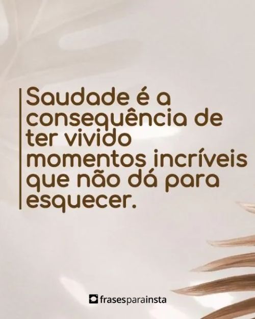 Status de Saudade