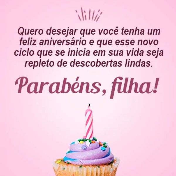 Feliz Aniversário minha Filha