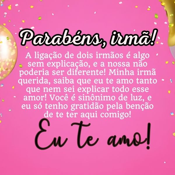 Frases de Aniversário para Irmã com Muito Carinho +50 Opções para Felicitá-la com Carinho