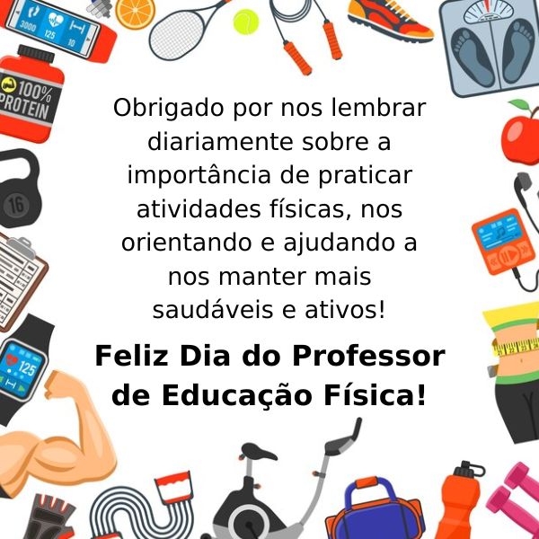 Frases para o Dia do Professor de Educação Física