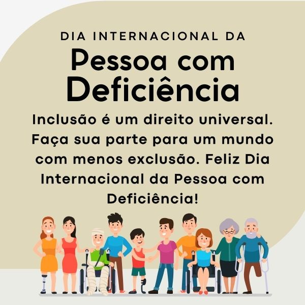 Frases Para o Dia Internacional da Pessoa com Deficiência