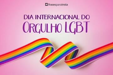 Imagem do post Frases para o Dia Internacional do Orgulho LGBT - 28 de Junho